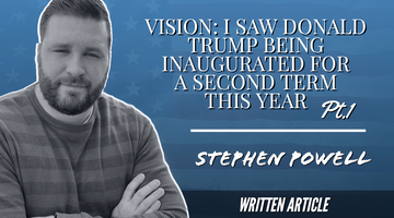 VISION: I SAW DONALD TRUMP BEING INAUGURATED FOR A SECOND TERM THIS YEAR, Pt.1